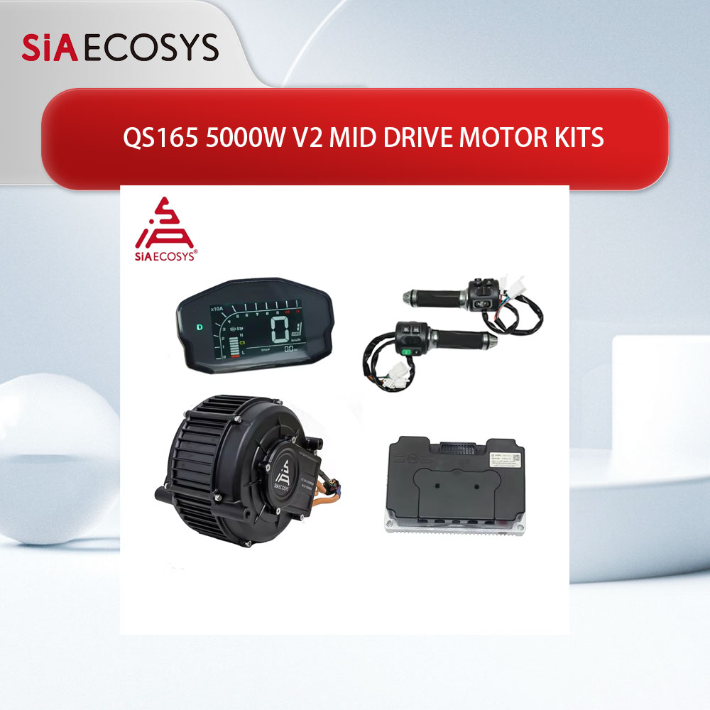 QSMOTOR QS165 V2 5000W 72V 35H – Mid Drive Motor Kit 72V 5000W recenzja i cena