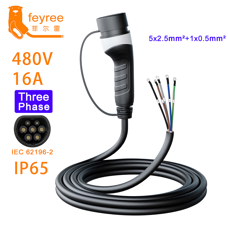 Feyree 3-fazowy kabel do ładow – Ev Charger Type 2 22Kw 32A 3 Phase recenzja i cena